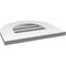 Ekena Millwork Round Top Surface Mount PVC Gable Vent: Functional, w/ 3-1/2"W x 1"P Standard Frame, 16"W x 14"H GVPRT16X1401SF - alternate 5